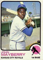 1973 Topps Baseball Cards      118     John Mayberry
